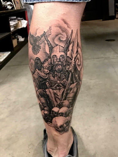 Explore ironworker tattoo ideas, creative tattoo ideas in Meridian, available at Burn The Boats Tattoo