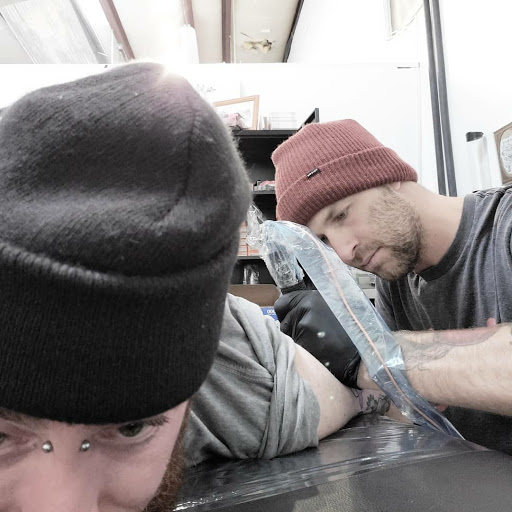 Explore gangster tattoo ideas, creative tattoo ideas in Carbondale, available at Bonedale Tattoo