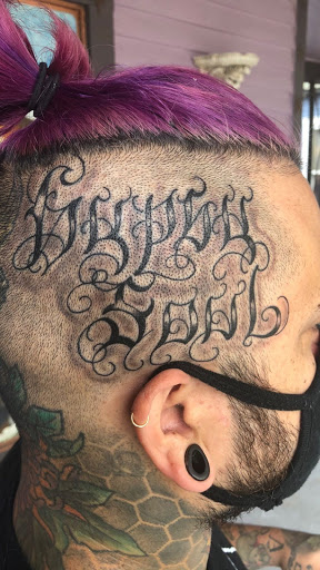 Explore neck tattoo ideas male, creative tattoo ideas in Saint Augustine, available at Ms. Deborahs Fountain of Youth Tattoo & Body Piercing