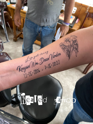 Explore beer tattoo ideas, creative tattoo ideas in Moweaqua, available at Fleshwound Tattoo