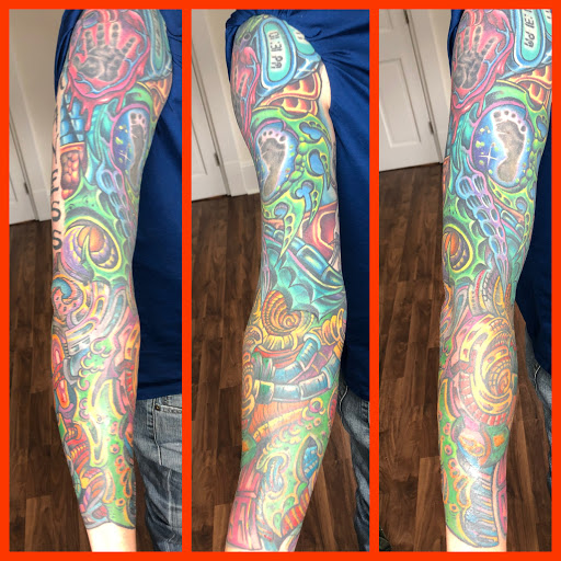 Explore death tattoos ideas, creative tattoo ideas in San Angelo, available at Old Town Tattoo