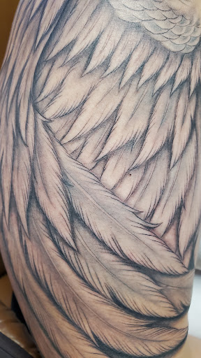 Explore african tattoos ideas, creative tattoo ideas in Arlington, available at The Chosen One Ink