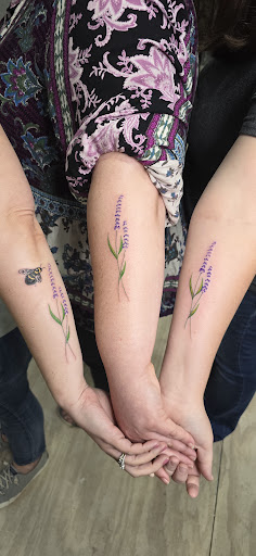 Explore massage therapy tattoo ideas, creative tattoo ideas in New Castle, available at 311 Tattoo