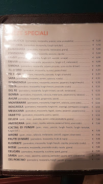 Menu du Pizzeria L'Airone à Alfonsine