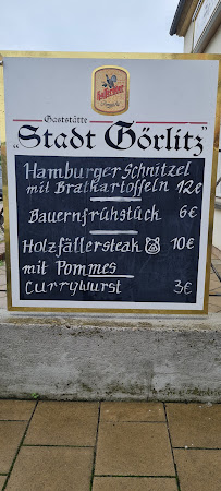 Menu / carte de Stadt Görlitz Inh. Detlef Schiller à Beelitz