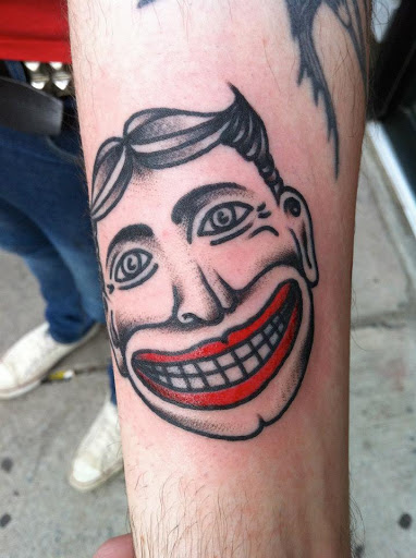 Explore halloween pumpkin tattoo ideas, creative tattoo ideas in Middle Village, available at True Blue Tattoo