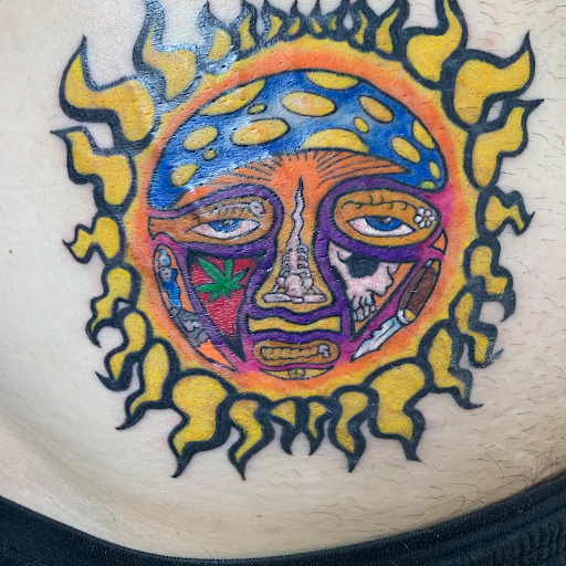 Explore flower tattoo ideas, creative tattoo ideas in Warren, available at Inkognito Tattoo