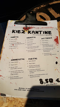 Astra St. Pauli Brauerei à Hamburg menu