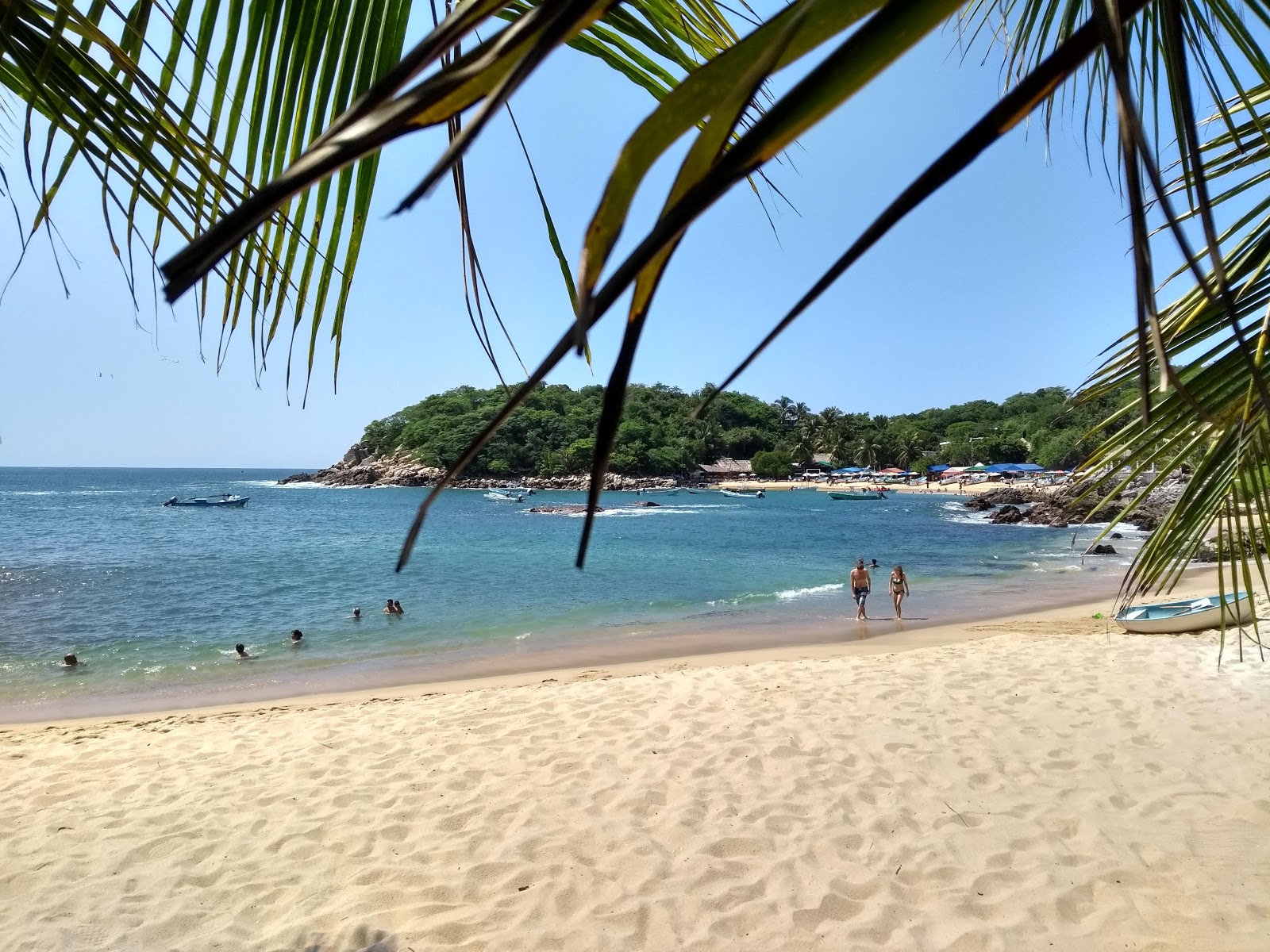 Playa Manzanillo的照片 带有碧绿色纯水表面