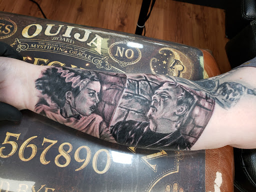 Explore tattoo ideas representing strength, creative tattoo ideas in Belleville, available at Almighty Tattoos