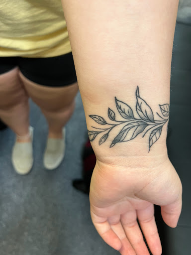 Explore dark sleeve tattoo ideas, creative tattoo ideas in Alfred, available at Tattooed Spirit