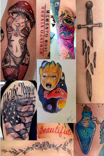 Explore hawaiian sleeve tattoo ideas, creative tattoo ideas in London, available at Distinction Tattoo Studio