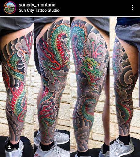 Find top of shoulder tattoo ideas for your next unique tattoo in El Paso at Sun City Tattoo Montana