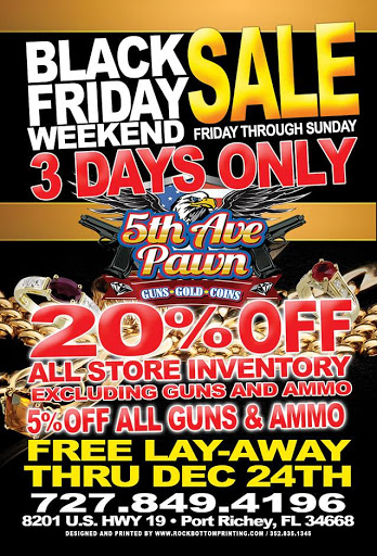 Pawn Shop «Fifth Avenue Jewelry & Pawn», reviews and photos, 8201 US-19, Port Richey, FL 34668, USA