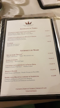 La Regina Ristorante Pizzeria à Budoni carte