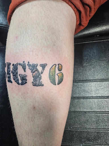 Explore couple name tattoo ideas, creative tattoo ideas in Angola, available at Hoodlum Ink