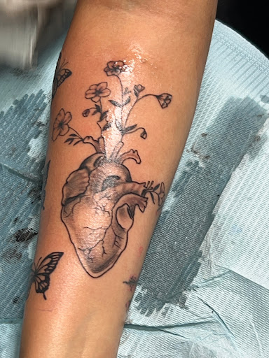 Explore phoenix tattoo ideas for females, creative tattoo ideas in Port Aransas, available at SHARK ATTACK TATTOO