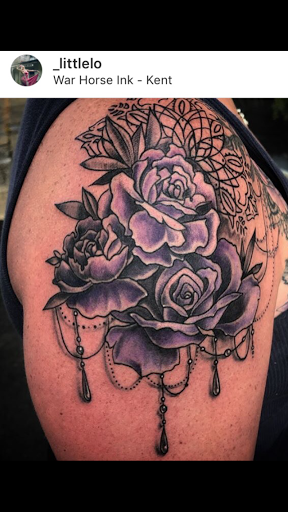 Explore mens script tattoo ideas, creative tattoo ideas in Kent, available at War Horse Ink