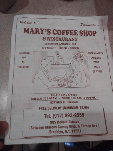 Cafe «Marys Coffee Shop», reviews and photos, 907 Dekalb Ave, Brooklyn, NY 11221, USA
