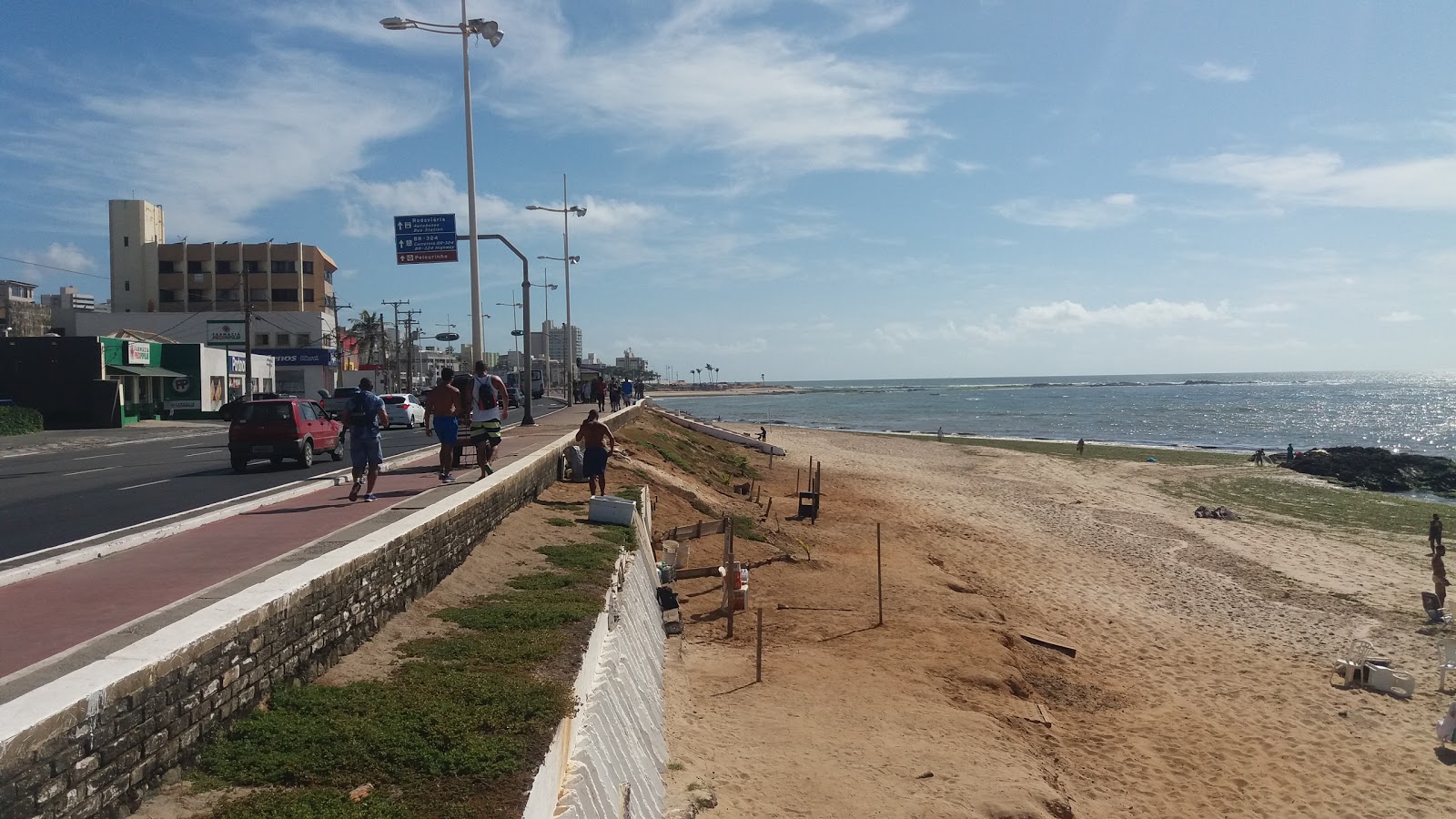 Foto di Praia de Amaralina - luogo popolare tra gli intenditori del relax