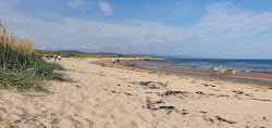 Foto von Dornoch Strand mit langer gerader strand