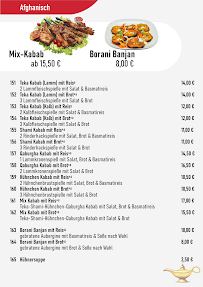 Aladdin Restaurant à Erfurt carte