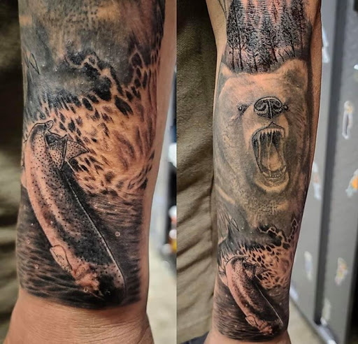 Explore focus tattoo ideas, creative tattoo ideas in Kenosha, available at Kenosha Tattoo Company