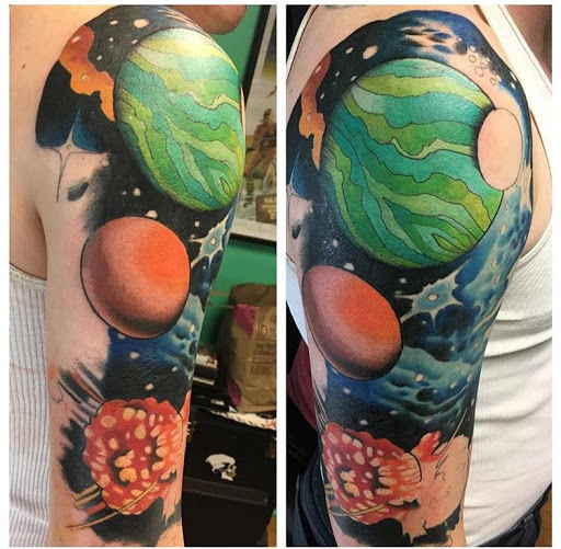 Explore couple initial tattoo ideas, creative tattoo ideas in Delmar, available at Resolute Tattoo