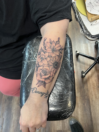 Explore simple space tattoo ideas, creative tattoo ideas in Nazareth, available at Nocturnal Tattoo