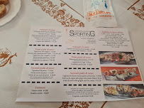 Menu / carte de Ristorante pizzeria Sporting à Bellaria - Igea Marina
