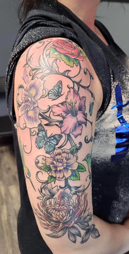 Explore men bicep tattoo ideas, creative tattoo ideas in Athens, available at United Ink Tattoos and Body Piercings