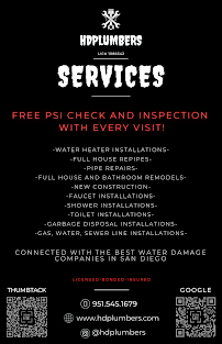 HDPLUMBERS - Photo 3 - Car repair in Carlsbad, CA, Oceanside