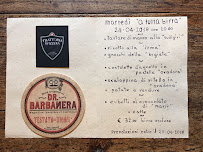 Restaurant Trattoria Svizzera à Re (le menu)