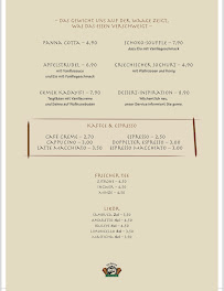 Menu du Notre's Café & Restaurant Inselschlösschen am Hariksee à Schwalmtal