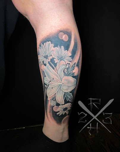 Explore dog print tattoo ideas, creative tattoo ideas in Renton, available at Handsome Devil Ink