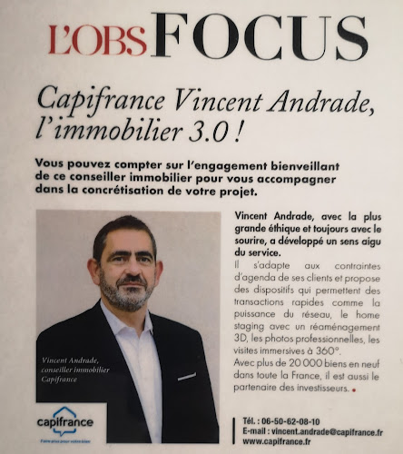 Agence immobilière Vincent Andrade EI Conseiller Immobilier Capifrance Marolles-en-Hurepoix