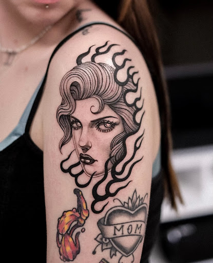 Explore full sleeves tattoo ideas, creative tattoo ideas in Somers Point, available at Dark Renditions Tattoo and Body Piercing