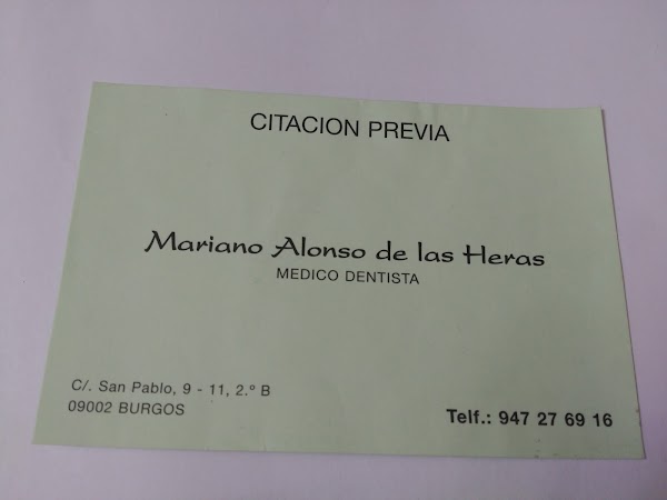 Mariano Alonso de las Heras