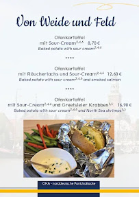 Menu / carte de Haus Hamburg à Leer