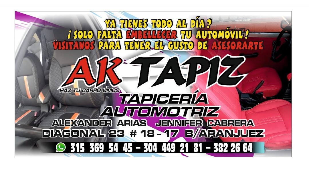 AK TAPIZ - Tapicería Automotriz