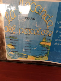 Restaurant La Locanda Del Pescatore à Santa Lucia (la carte)