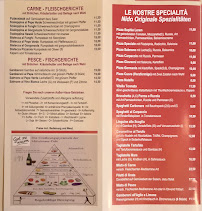 Menu du Pizzeria Trattoria Nido à Übach-Palenberg