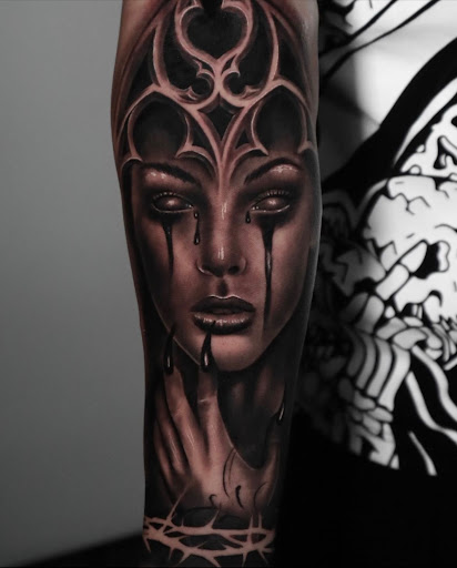 Explore is a neck tattoo a bad idea, creative tattoo ideas in Alexandria, available at Fury 13 Tattoo