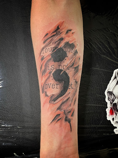 Explore mens outdoors tattoo ideas, creative tattoo ideas in Moweaqua, available at Fleshwound Tattoo
