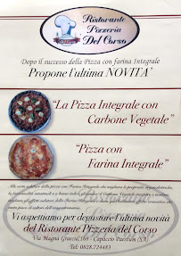 Menu du Ristorante Pizzeria Del Corso à Paestum