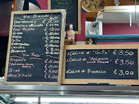 Menu / carte de Spiedo d'oro à Naples