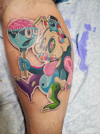 Explore gaara tattoo ideas, creative tattoo ideas in Johns Island, available at The Gilded Mermaid Tattoo Studio