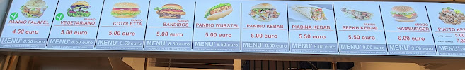 Menu / carte de Kebab House à Ravenna