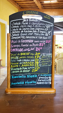 Menu / carte de Restaurant Les Pierres Longues à La Trinité