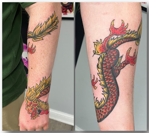 Explore confederate flag tattoo ideas, creative tattoo ideas in Kenosha, available at Kenosha Tattoo Company